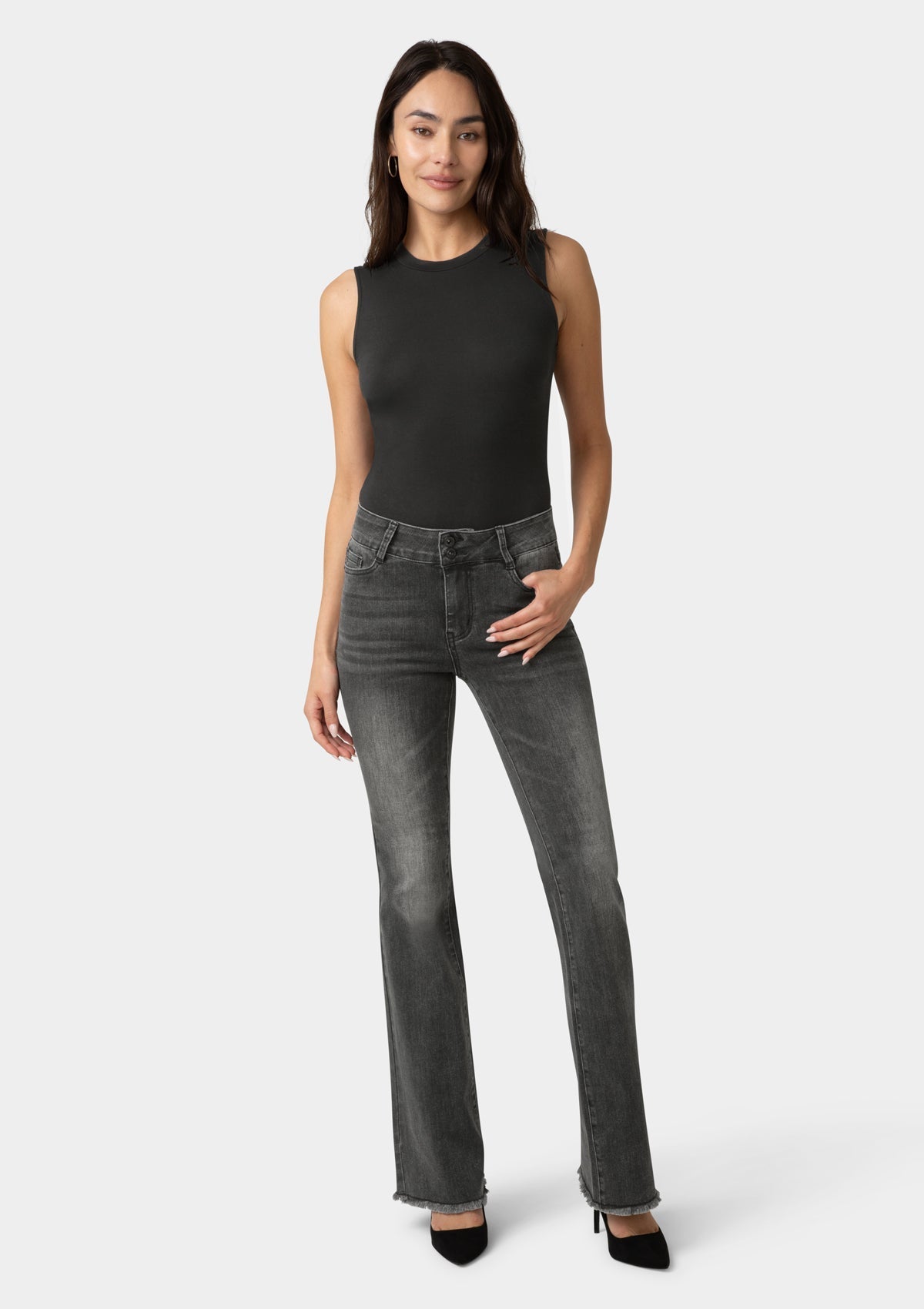 Tall Kellie Mid Rise Bootcut Jeans