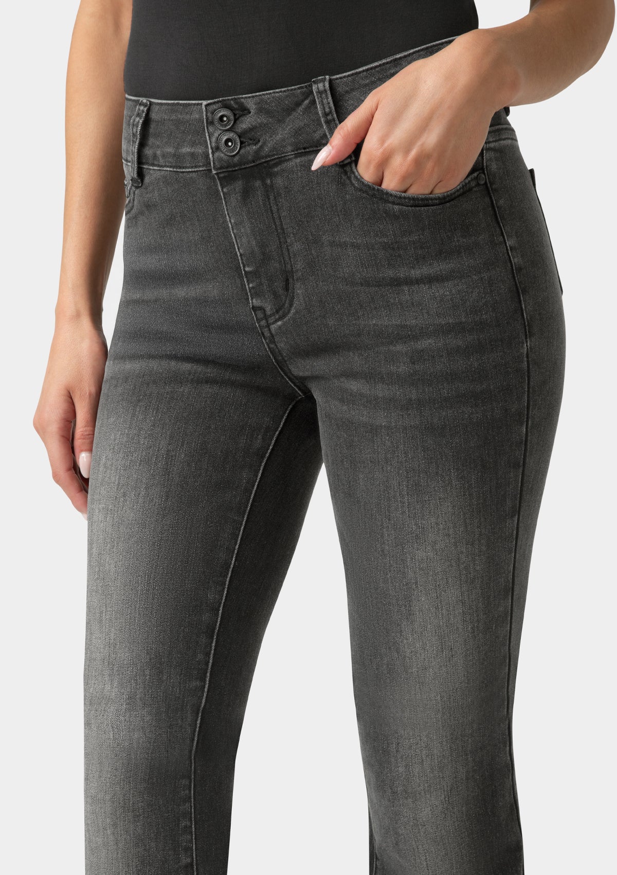 Tall Kellie Mid Rise Bootcut Jeans
